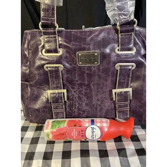 NWT TOTE/LAPTOP PURPLE KENNETH COLE REACTION BAG‎ MSRP $109 (2256) - Picture 2 of 11